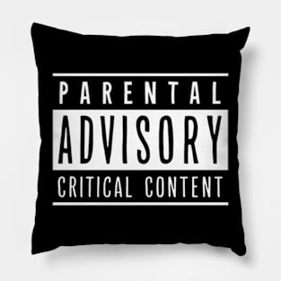 Parental-Advisory Pillow