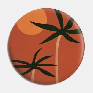 Bohemian Style Palm Trees Pin