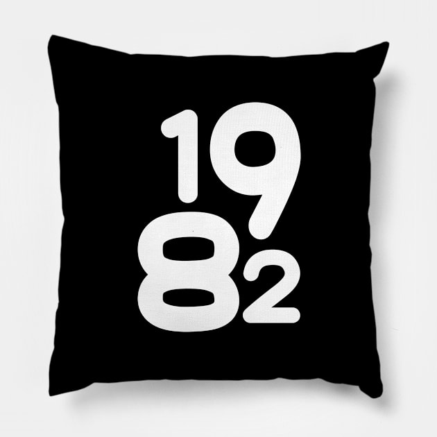 1982 Hoodie Pillow by Qasim