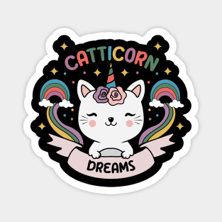 Catticorn Cat Magnet
