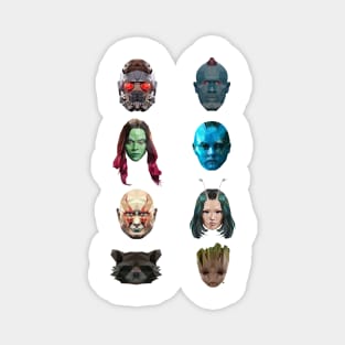Guardians Of The Galaxy Poly Magnet