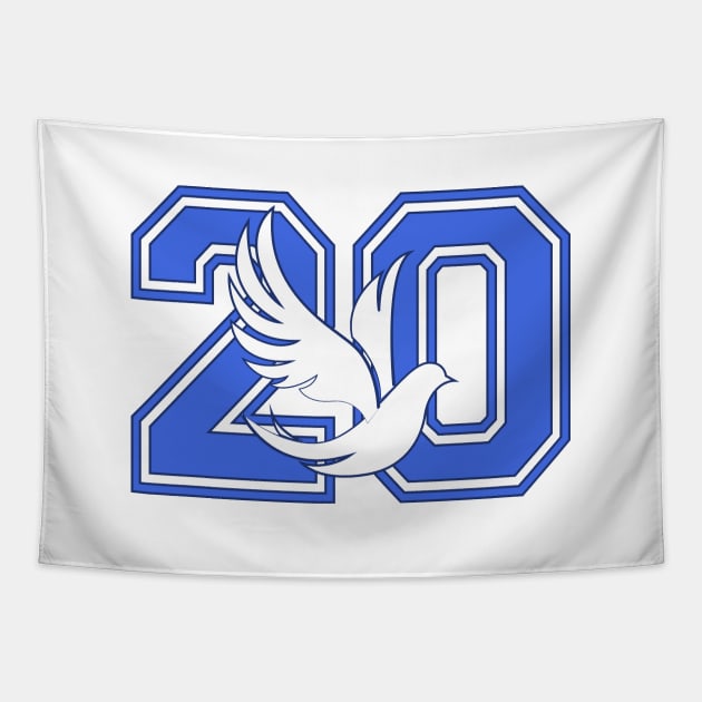 Zeta Phi Beta 1920 - 2020 Dove Tapestry by DrJOriginals