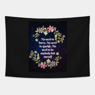 be yourself - virginia woolf book quote Tapestry