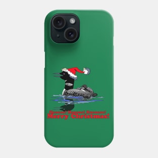 Merry Christmas Loon Phone Case