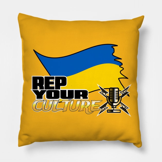 The Rep Your Culture Line: Ukrainian Pride Pillow by The Culture Marauders