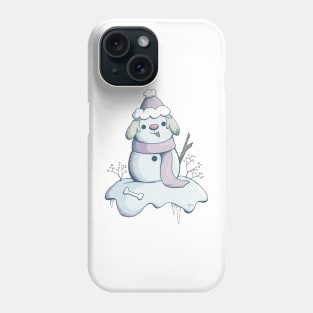 Winter Snow Pup Phone Case