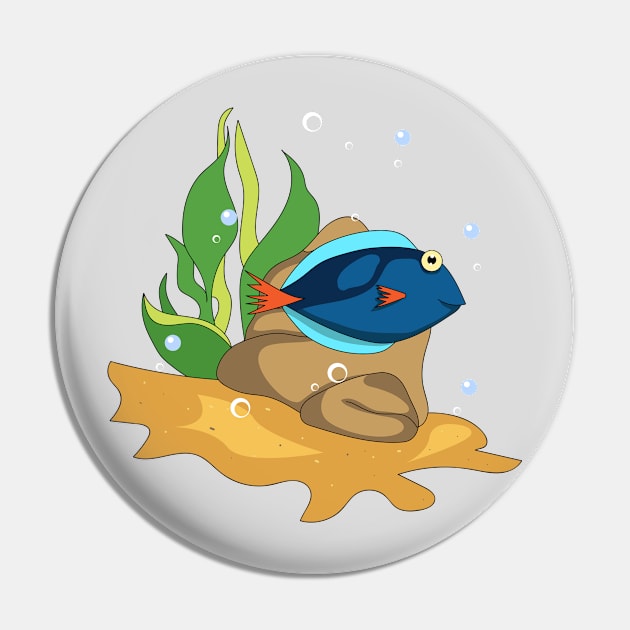 The Crazy Surgeonfish Pin by FamiLane