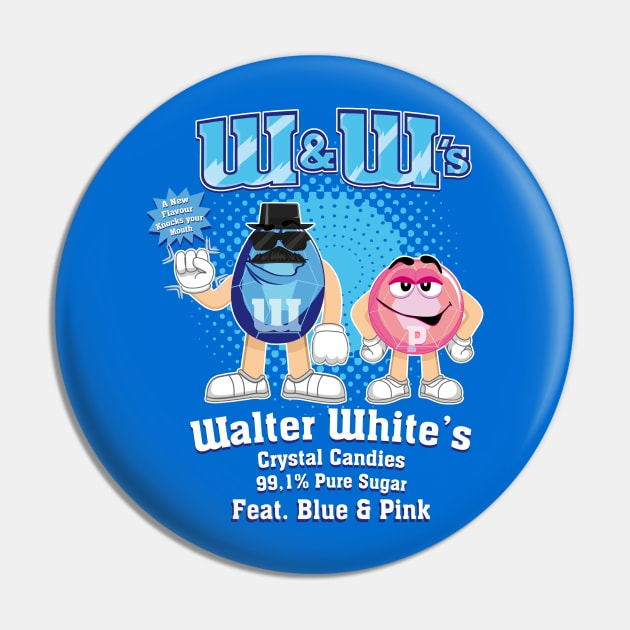 W&W's Crystal Candy Fet. Blue and Pink Pin by Fanisetas