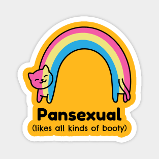 Pansexual (Like all kinds of booty) Design for PRIDE 2020 Magnet