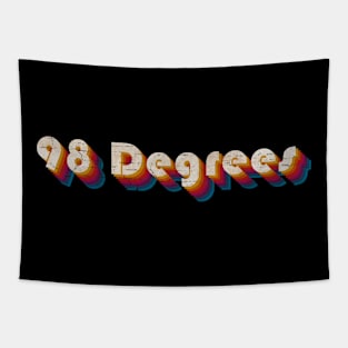 retro vintage 98 Degrees Tapestry