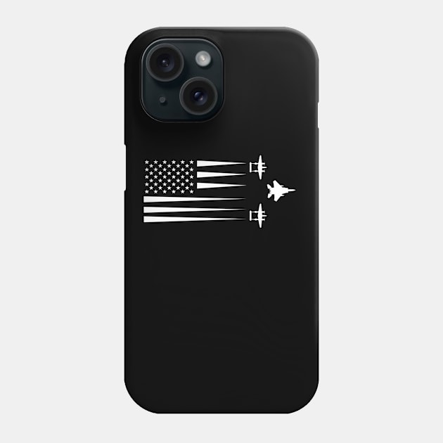 F-15 Eagle  P-38 Lightning Phone Case by Dirty Custard Designs 