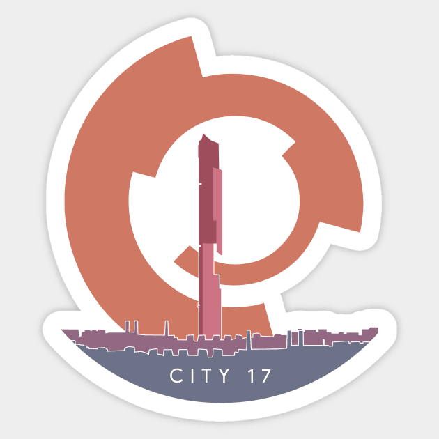 City 17 Half-Life - Half Life - Sticker | TeePublic