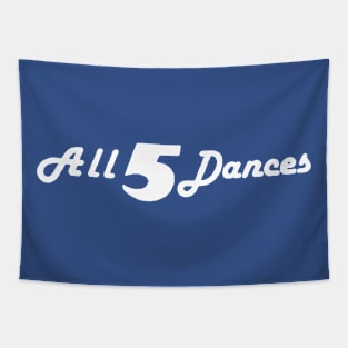 All 5 Dances Tapestry