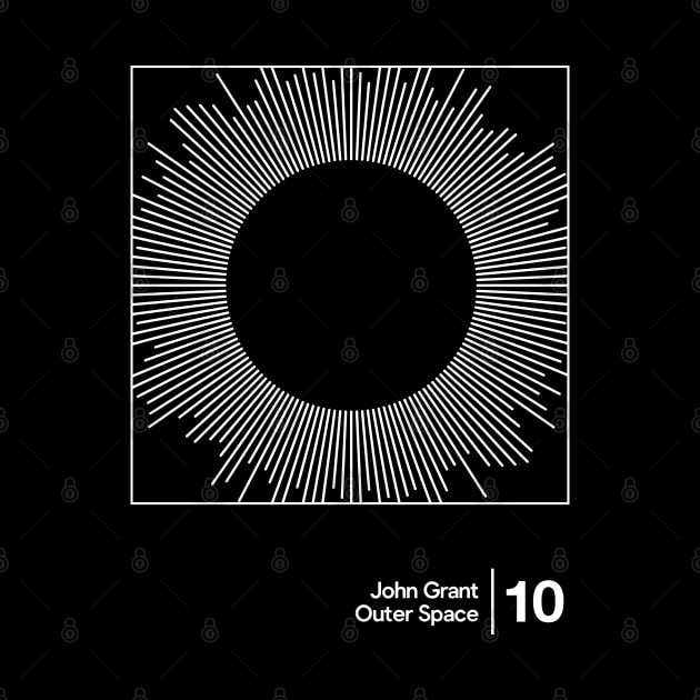 John Grant - Outer Space / Minimalist Style Graphic Artwork Design by saudade