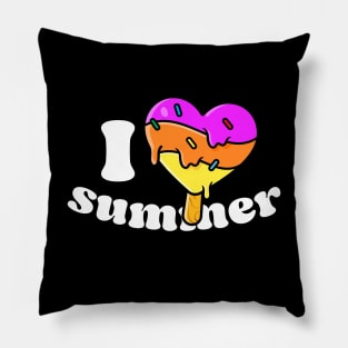 Sweet I love summer Kawaii ice cream Pillow