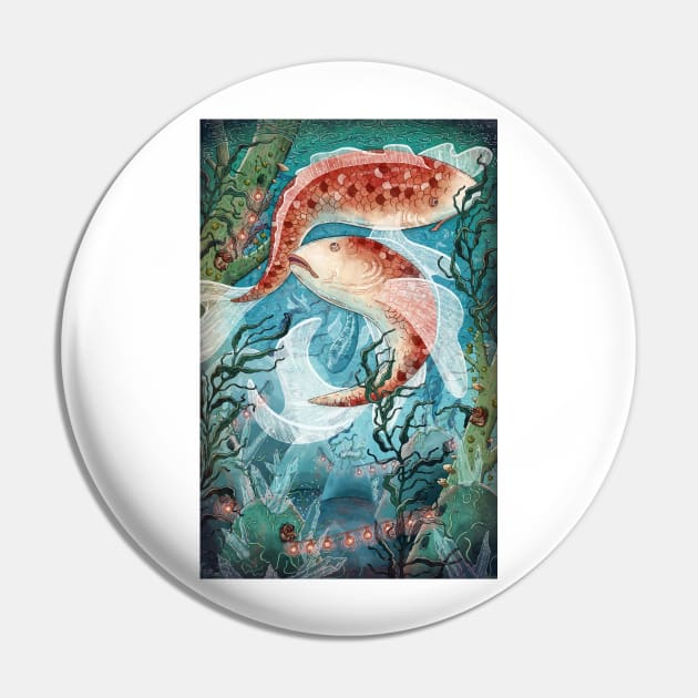 River Ramblers: Print Version Pin by TaylorRoseMakesArt