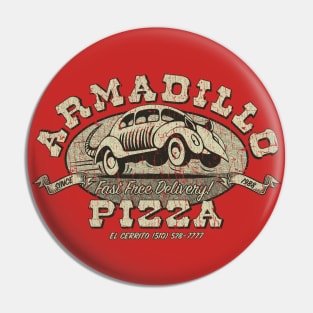 Armadillo Pizza 1988 Pin