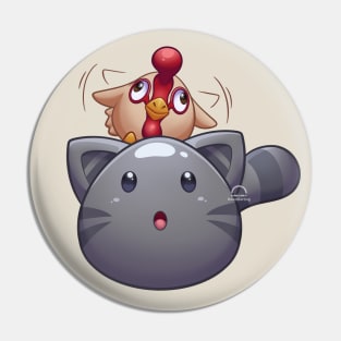 Tabby Slime & Hen Hen Pin