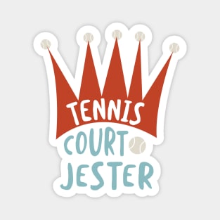 Tennis Pun Tennis Court Jester Magnet