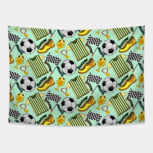 Soccer Pattern Tapestry