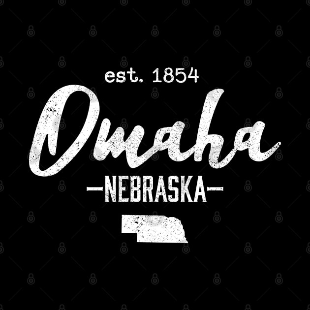 Omaha Nebraska Midwest City State Vintage by Commykaze