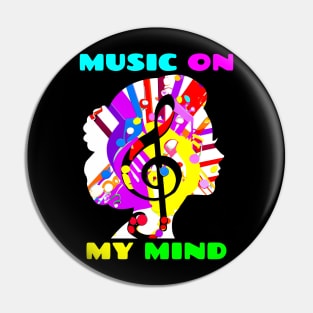 Music On My Mind Pin