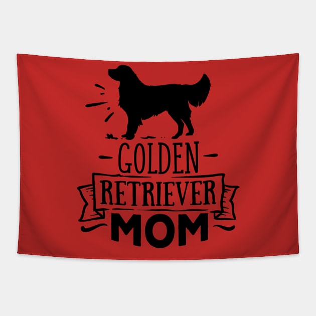 Golden Retriever Mom Tapestry by holidaystore