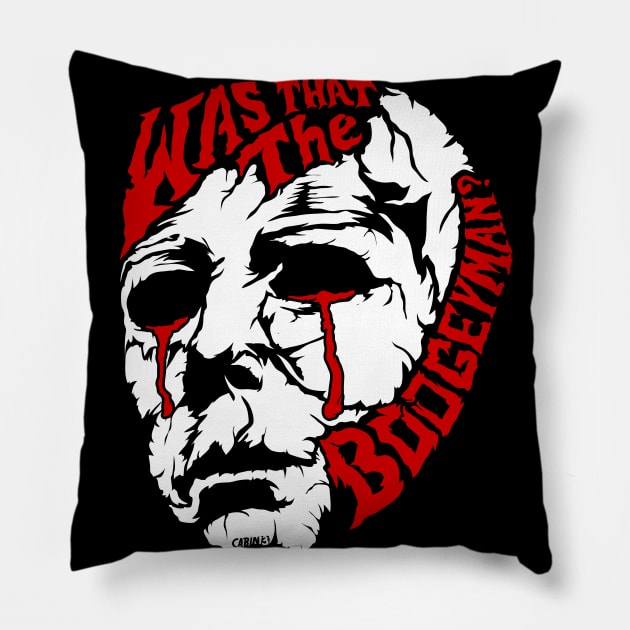 Was That the Boogeyman Pillow by Cabin_13