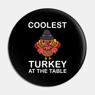 Thanksgiving cousin crew with cool turkey for family holiday Pin