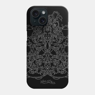 Rorschach  psychedelic Phone Case