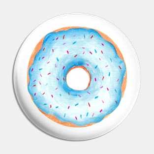 Blue donut Pin