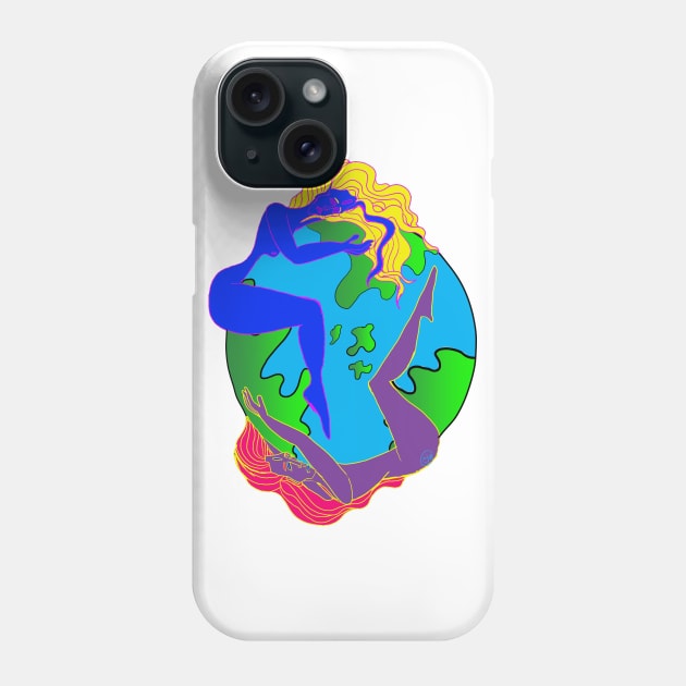 Earth Huggers Phone Case by charleyllama