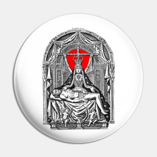 Our Lady of Mercy with Jesus Christ Pin