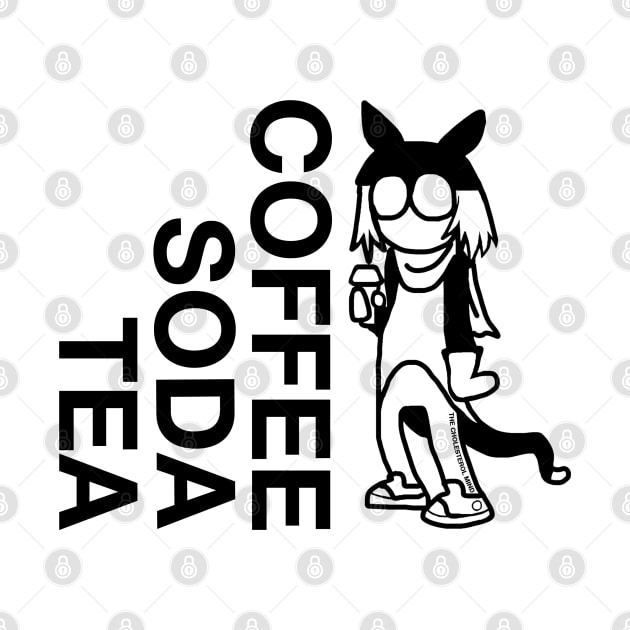 DAVID. COFFEE. SODA. TEA. (OUTLINE) by cholesterolmind