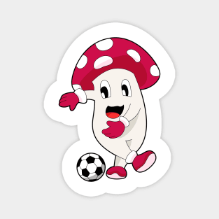 Mushroom Soccer Soccer player Magnet
