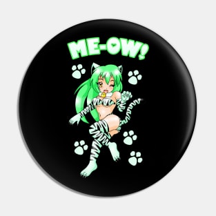 Me-Ow Catgirl Pin