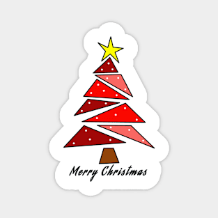 Red Christmas tree Magnet