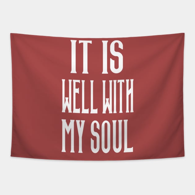 It Is Well With My Soul Tapestry by marktwain7