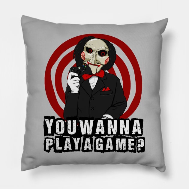 You wanna play a game? Pillow by stephen0c