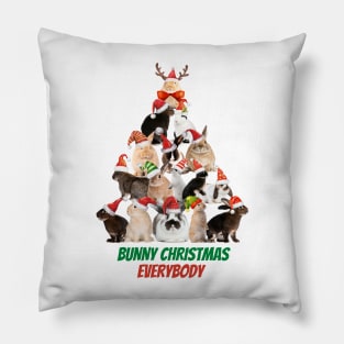 Funny Bunnies Tree Pillow