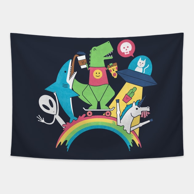 FTW Tapestry by HandsOffMyDinosaur