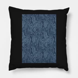 Blue Boa Pillow