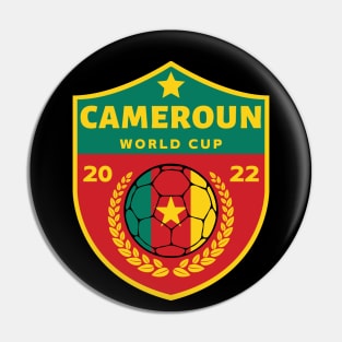 Cameroon Football Pin