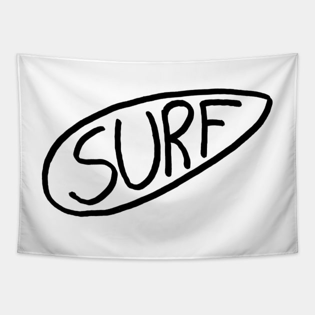 Surf Tapestry by ghjura