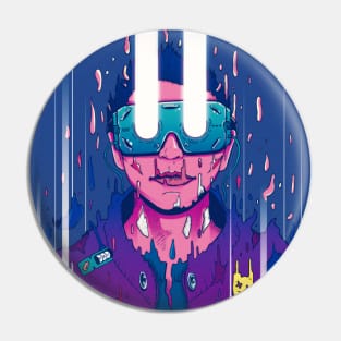 Cyberpunk afterlife soul transmission! Pin