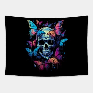 Fairy Grunge Fairycore Aesthetic Skeleton Butterfly Gothic Tapestry