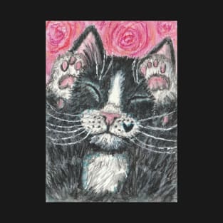 Tuxedo cat Happy cat T-Shirt