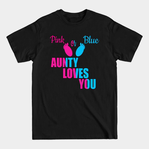 Disover Pink or Blue aunty loves you - Pink Or Blue Gigi Loves You - T-Shirt