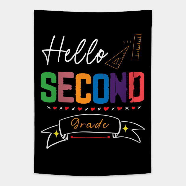 Hello Second Grade - Back to school Tapestry by SILVER01