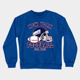 Vintage New York Giants NFL ringer crewneck sweatshirt.